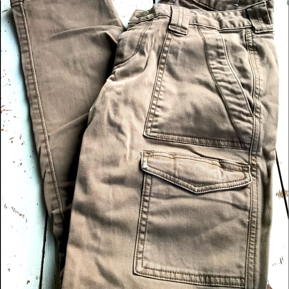 Anne Taylor Loft Brown Cargo Pants